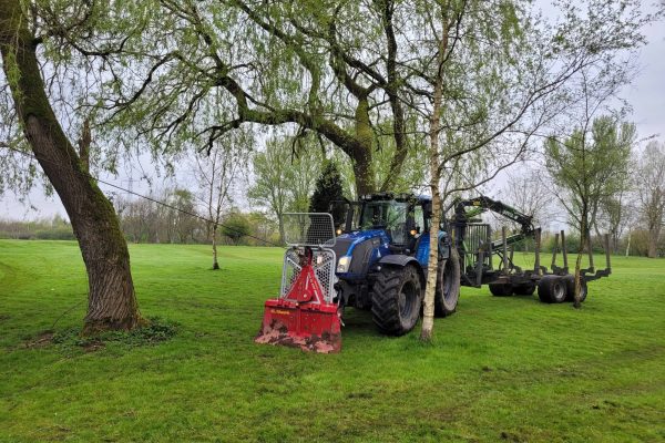 Dobells Professional Tree Care & Arboricultural Contractors | Crane Assisted Tree Work | Tractor and equipment