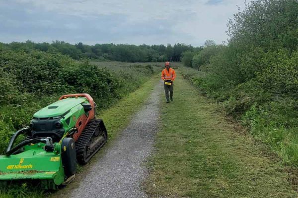 Dobells Professional Tree Care & Arboricultural Contractors | ARB Specific Plant Hire | Widening a path